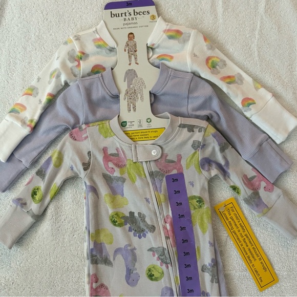 Baby Set - Dinosaur and Rainbow Prints - Picture 2 of 14